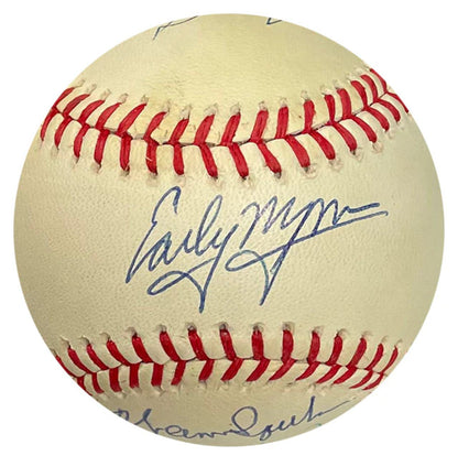 300 Win Club Autographed Baseball (Psa)