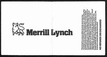 1987 Fiesta Bowl College Football  Ticket Stub Penn State Vs. Miami Fla. 189892