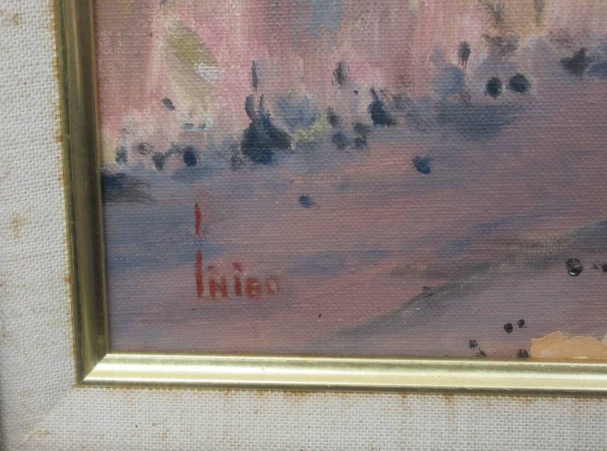 Manuel De Iigo Pueblo Castellano Original Oil Painting Spain Landscape Signed