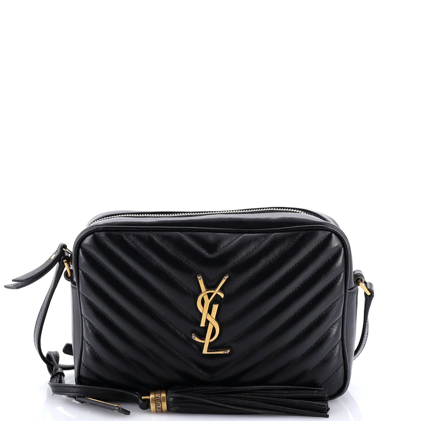 Saint Laurent Lou Camera Bag Matelasse Chevron Leather Small