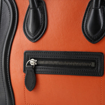 Celine Tricolor Luggage Bag Leather Nano