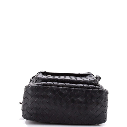 Bottega Veneta Front Pocket Backpack Intrecciato Leather Medium