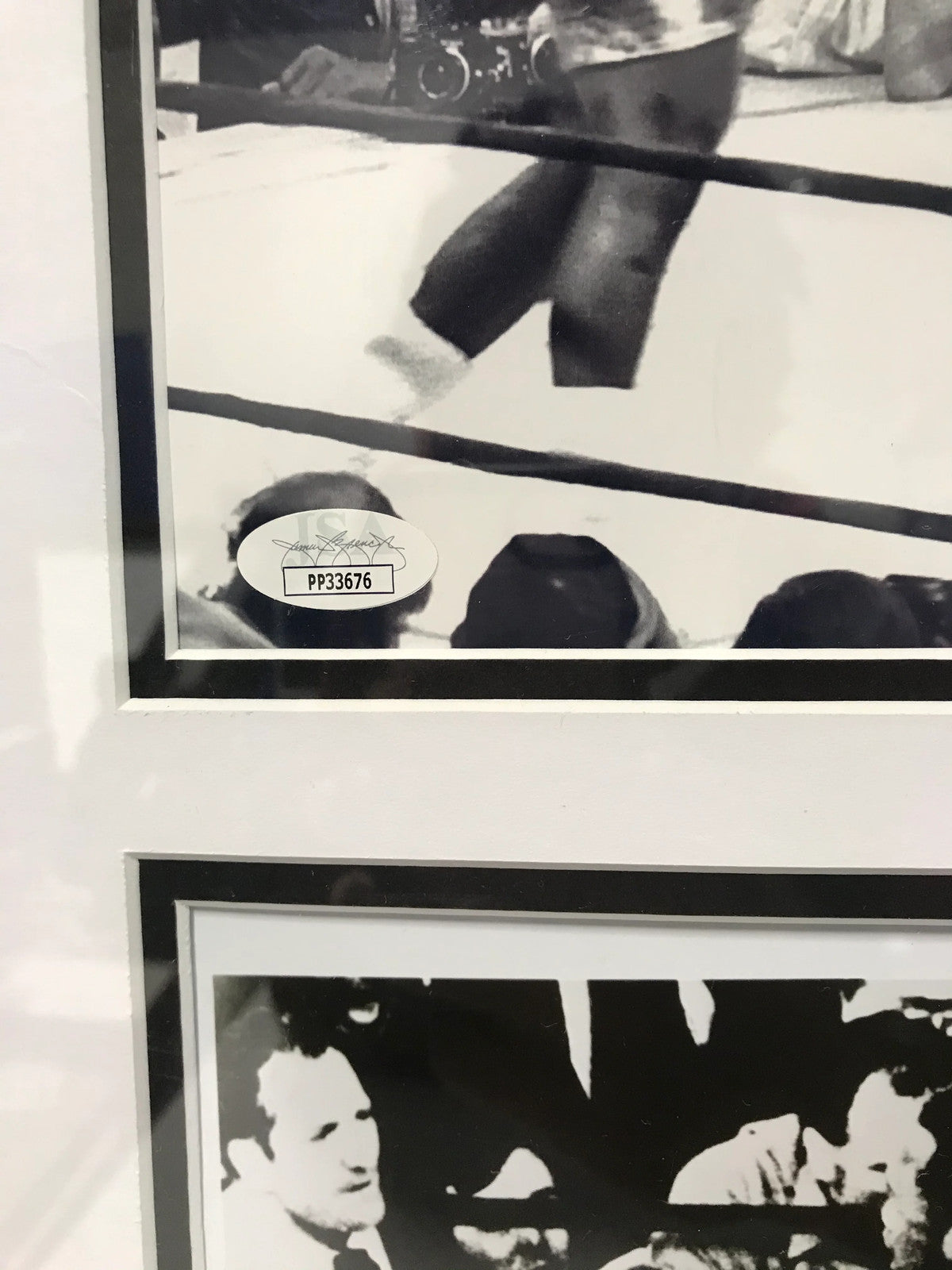 Muhammed Ali/Joe Frazier Dual Framed Photos (Jsa)