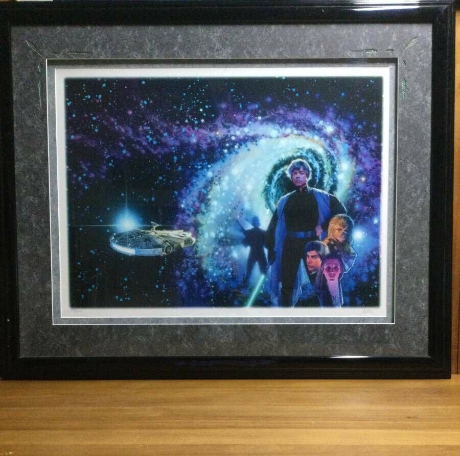 Drew Struzan "Star Wars" Original Giclee Art Print Framed Ed200