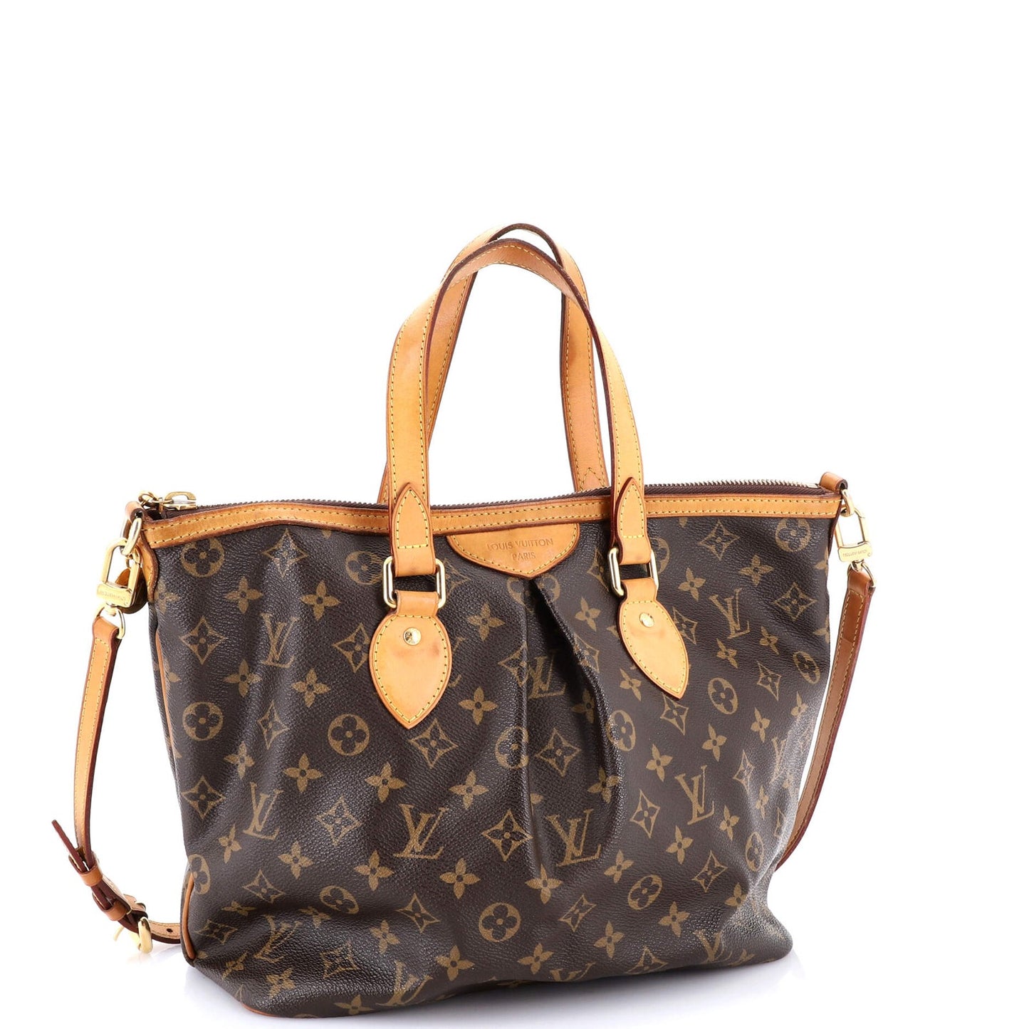 Louis Vuitton Palermo Handbag Monogram Canvas Pm