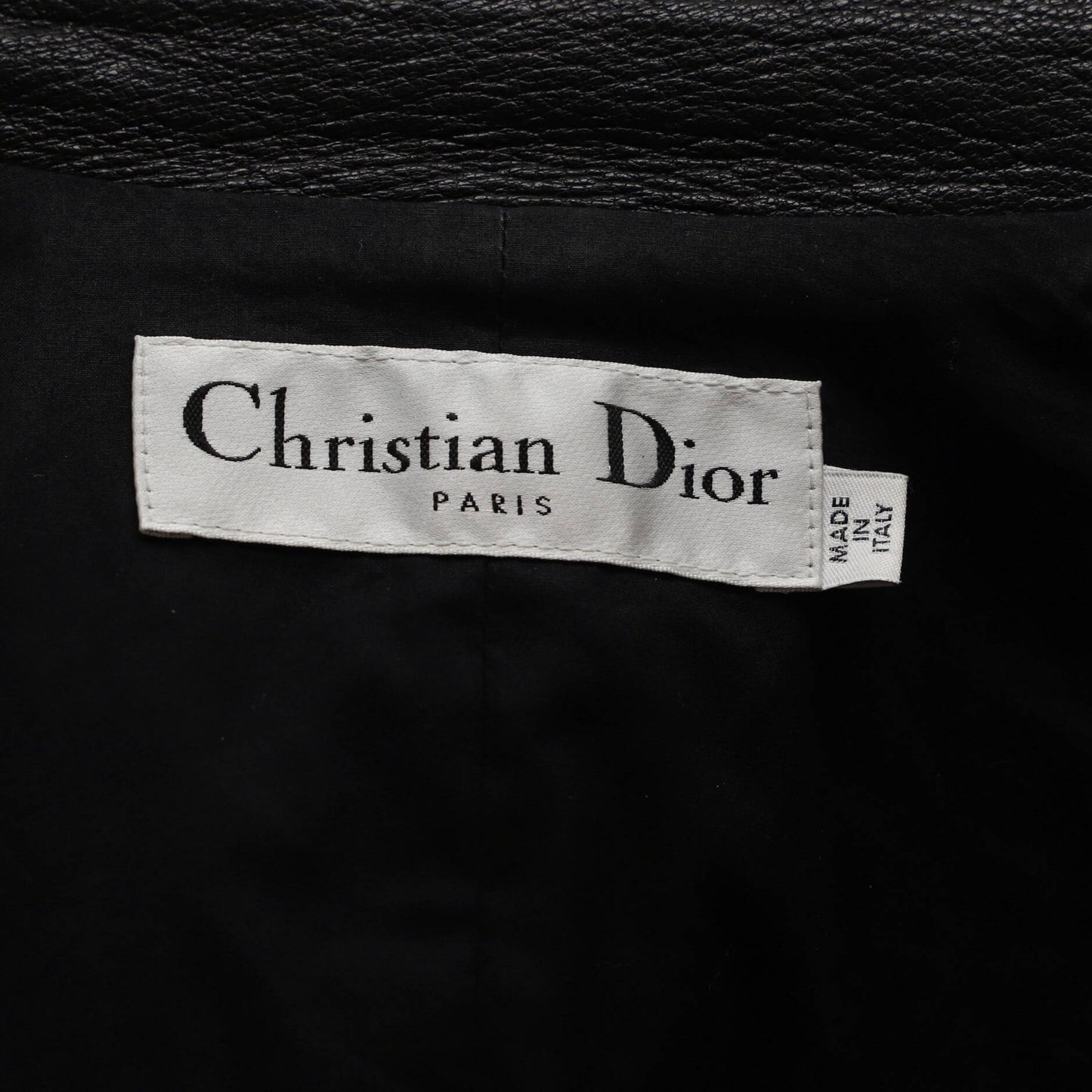 Christian Dior Women'S 30 Montaigne Biker Jacket Leather