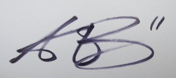 A.J. Brown Signed/Auto Super Bowl Lix Logo Football Eagles Beckett 195539