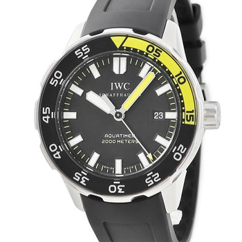 Iwc Aquatimer Automatic 2000 Iw356802 Black Case Size 45Mm Used Watch #7107