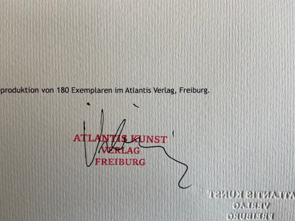 Sonia Delaunay Lithograph Coa Signed Op Numbered By Hand Crayon