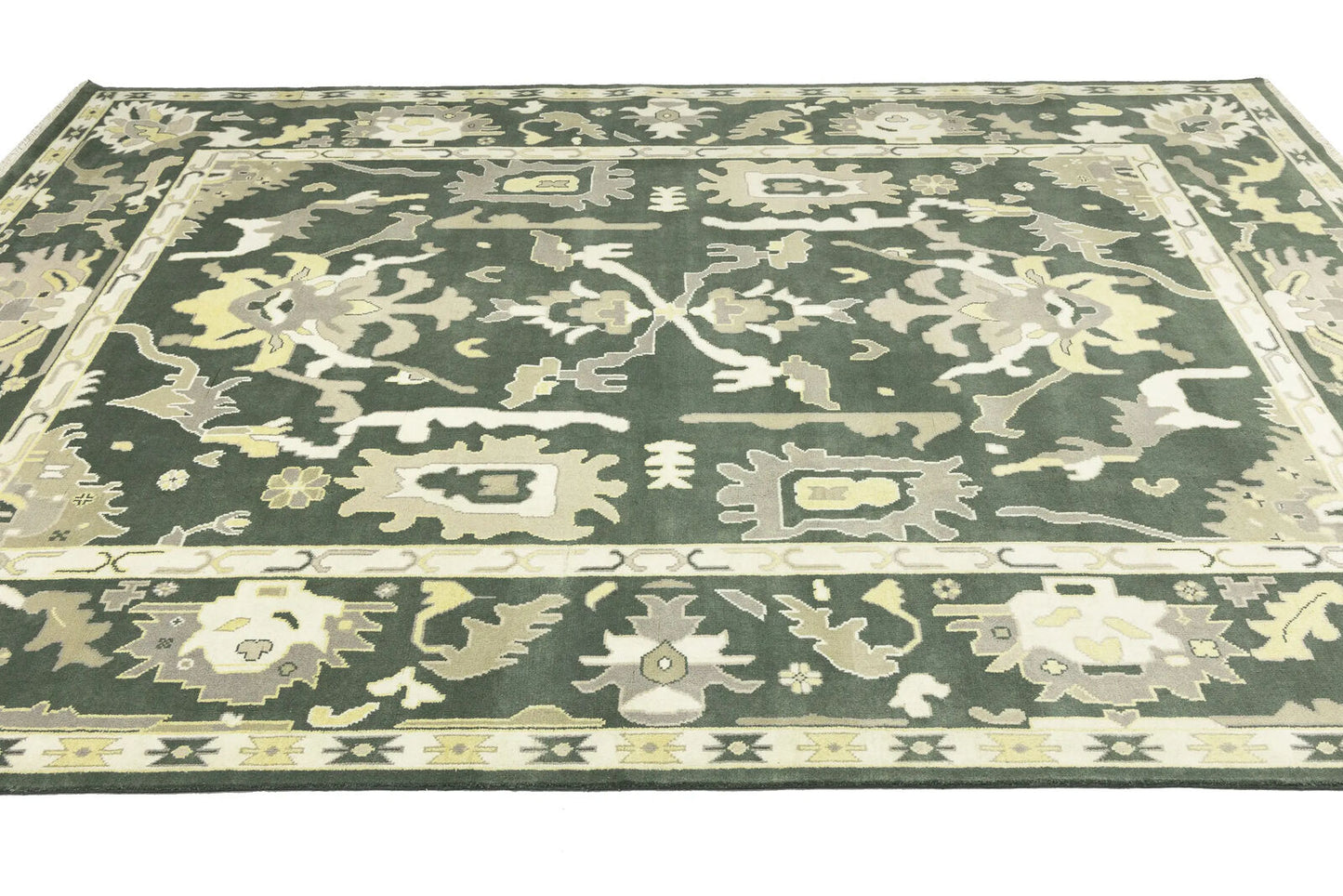 Extra Large Handmade Wool Oushak Chobi Oriental