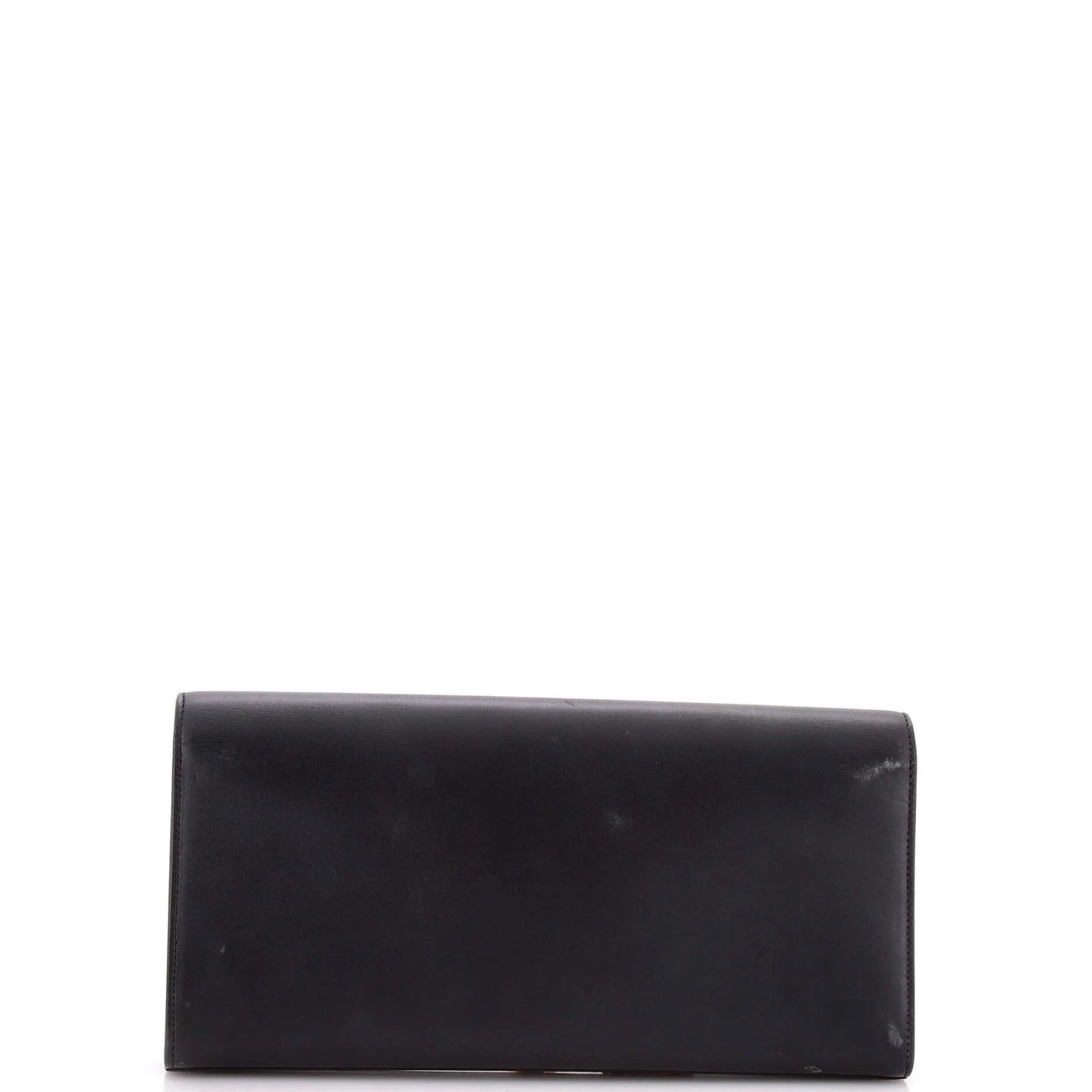 Saint Laurent Classic Monogram Tassel Clutch Leather Long