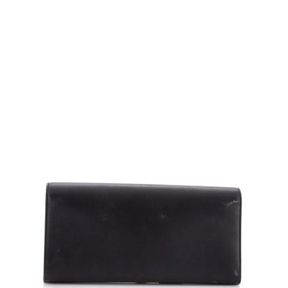 Saint Laurent Classic Monogram Tassel Clutch Leather Long