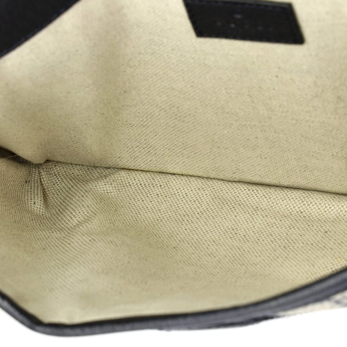 Gucci Ophidia Flap Belt Bag Gg Coated Canvas With Leather