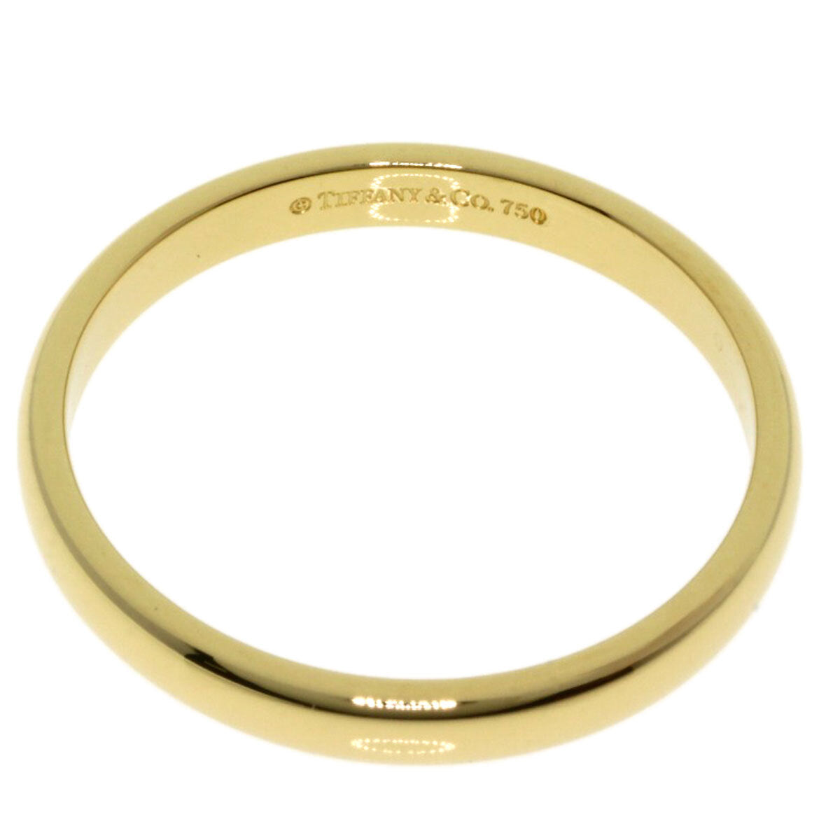 Tiffany&Co.   Ring Wedding Band K18 Yellow Gold