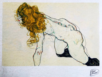 Egon Schiele Lithograph Signed Coa Numbered