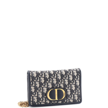 Christian Dior 30 Montaigne 2-In-1 Pouch Oblique Canvas