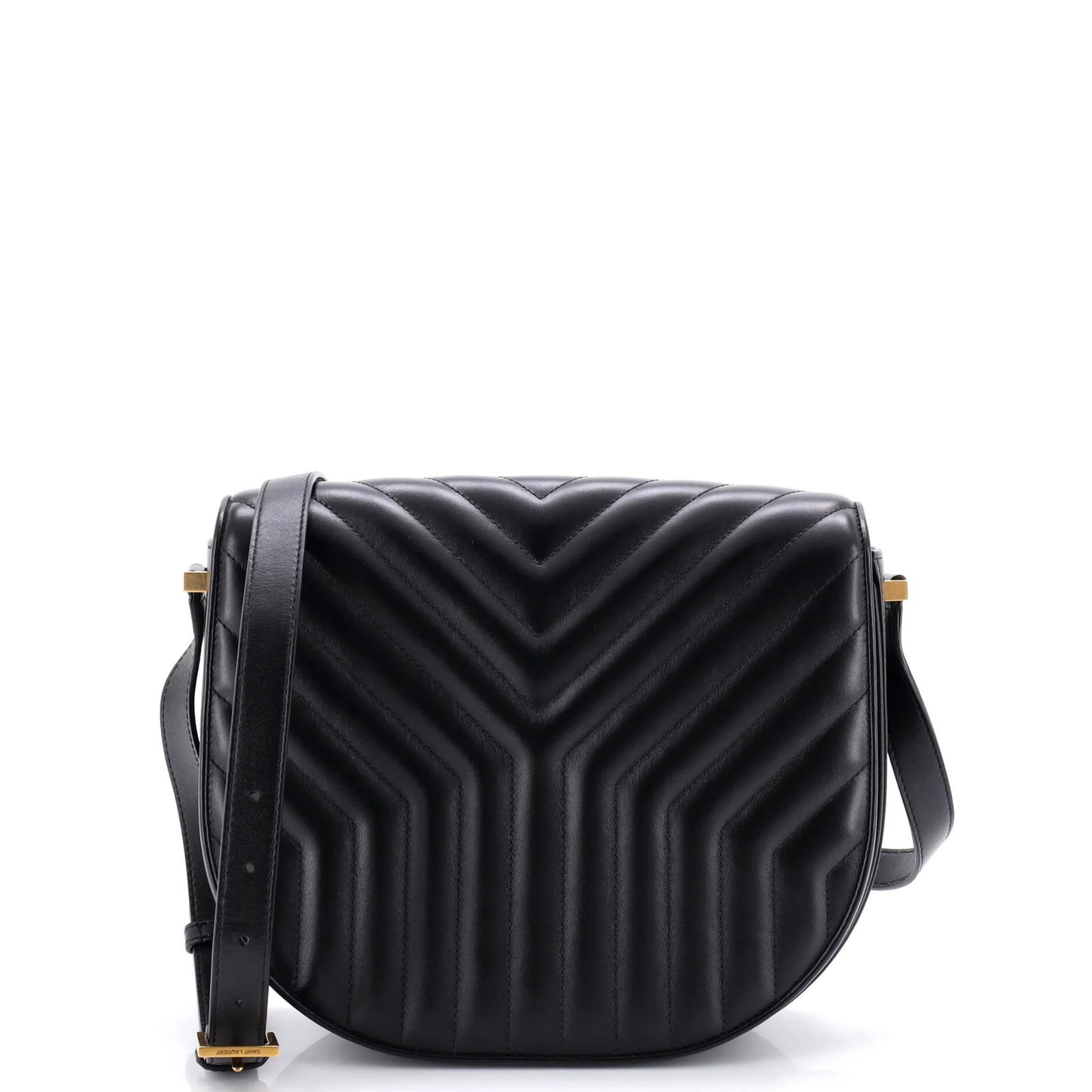 Saint Laurent Joan Satchel Matelasse Chevron Leather Medium