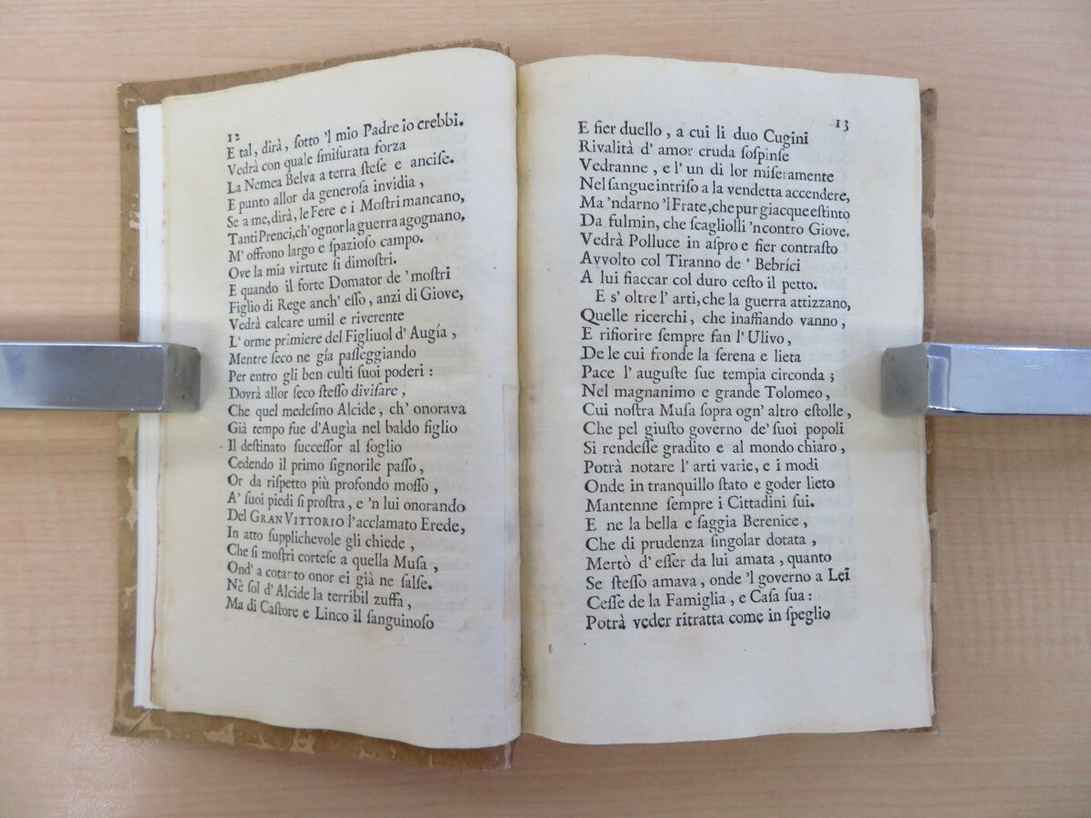 Theocritus  - Teocrito Volgarizzato Da Domenico Regolotti  1729 First Edition