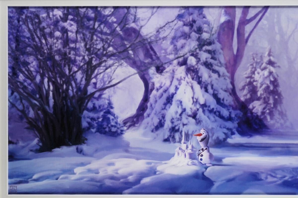 Olaf Mixed Media Art Signed Stephan Martiniere ED 43/ 295 Framed