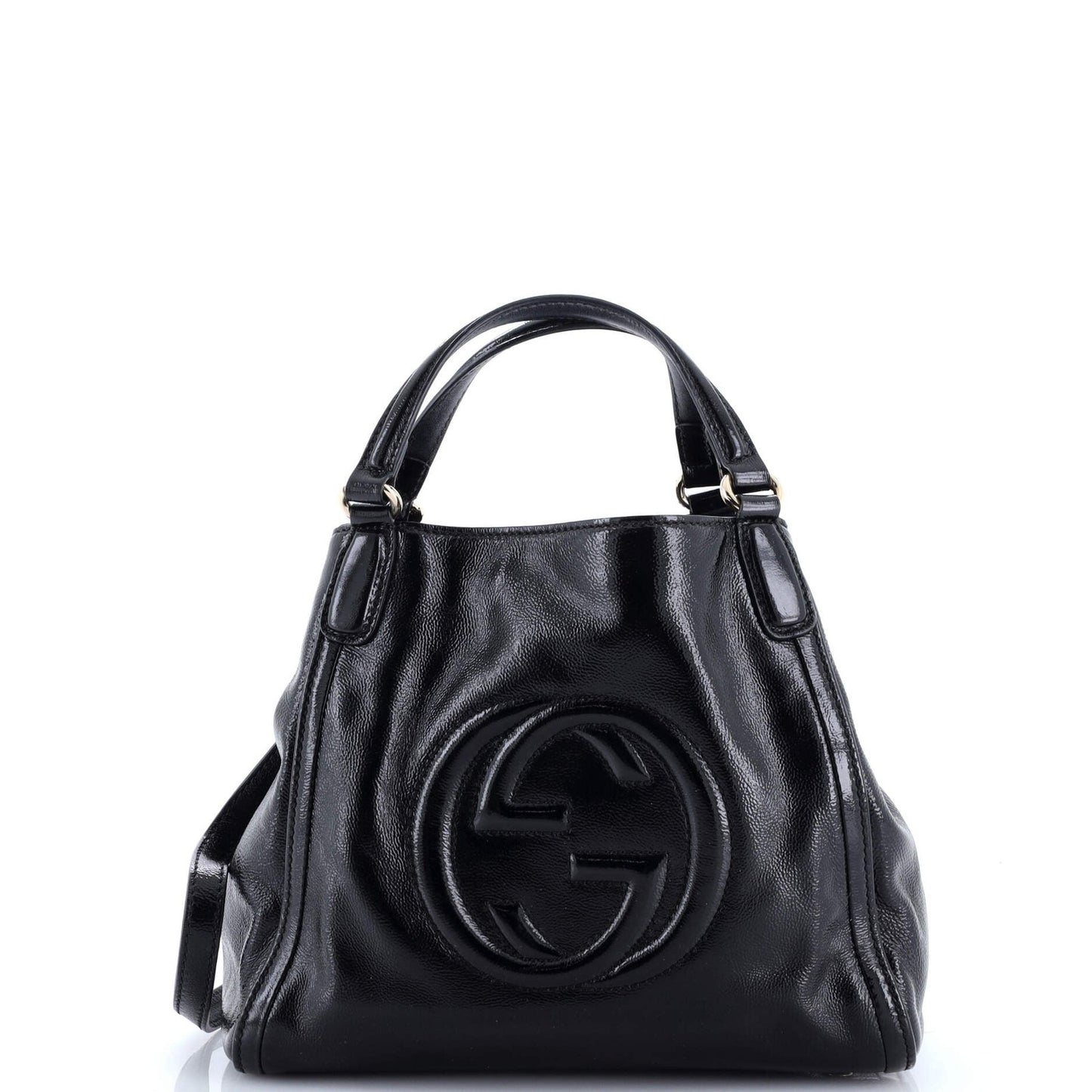 Gucci Soho Convertible Shoulder Bag Patent Small