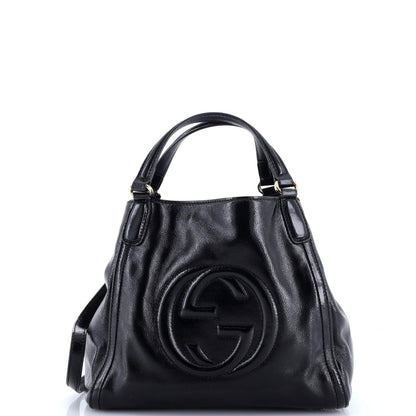 Gucci Soho Convertible Shoulder Bag Patent Small