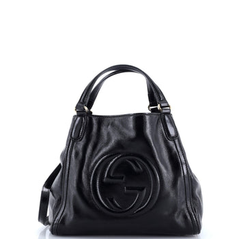 Gucci Soho Convertible Shoulder Bag Patent Small