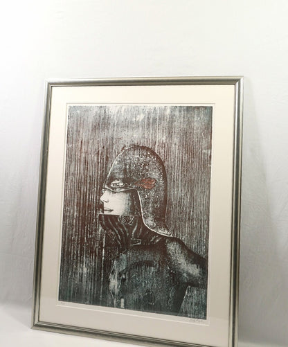 Paul Wunderlich Amazones Ed15 Original Lithograph Signed Framed Surrealism Art