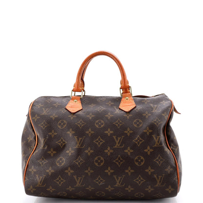 Louis Vuitton Speedy Handbag Monogram Canvas 30