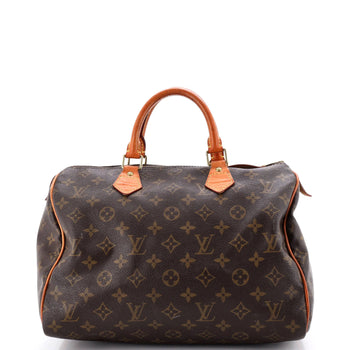 Louis Vuitton Speedy Handbag Monogram Canvas 30