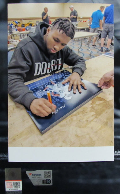 Nick Singleton Autographed 16X20 Photo Penn State Fanatics 179790