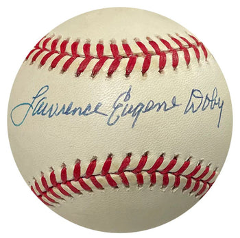 Lawrence Eugene Doby Autographed Baseball (Psa)