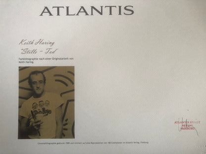 Keith Haring Lithograph Certified Coa 180 Ex