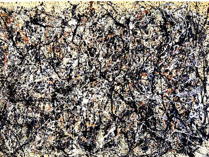 Jackson Pollock Lithograph Coa Signed Numbered By