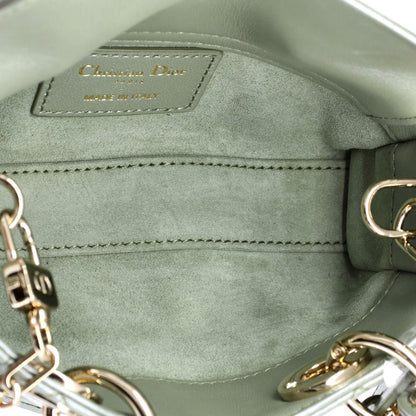 Christian Dior Lady D-Joy Bag Cannage Quilt Lambskin Micro