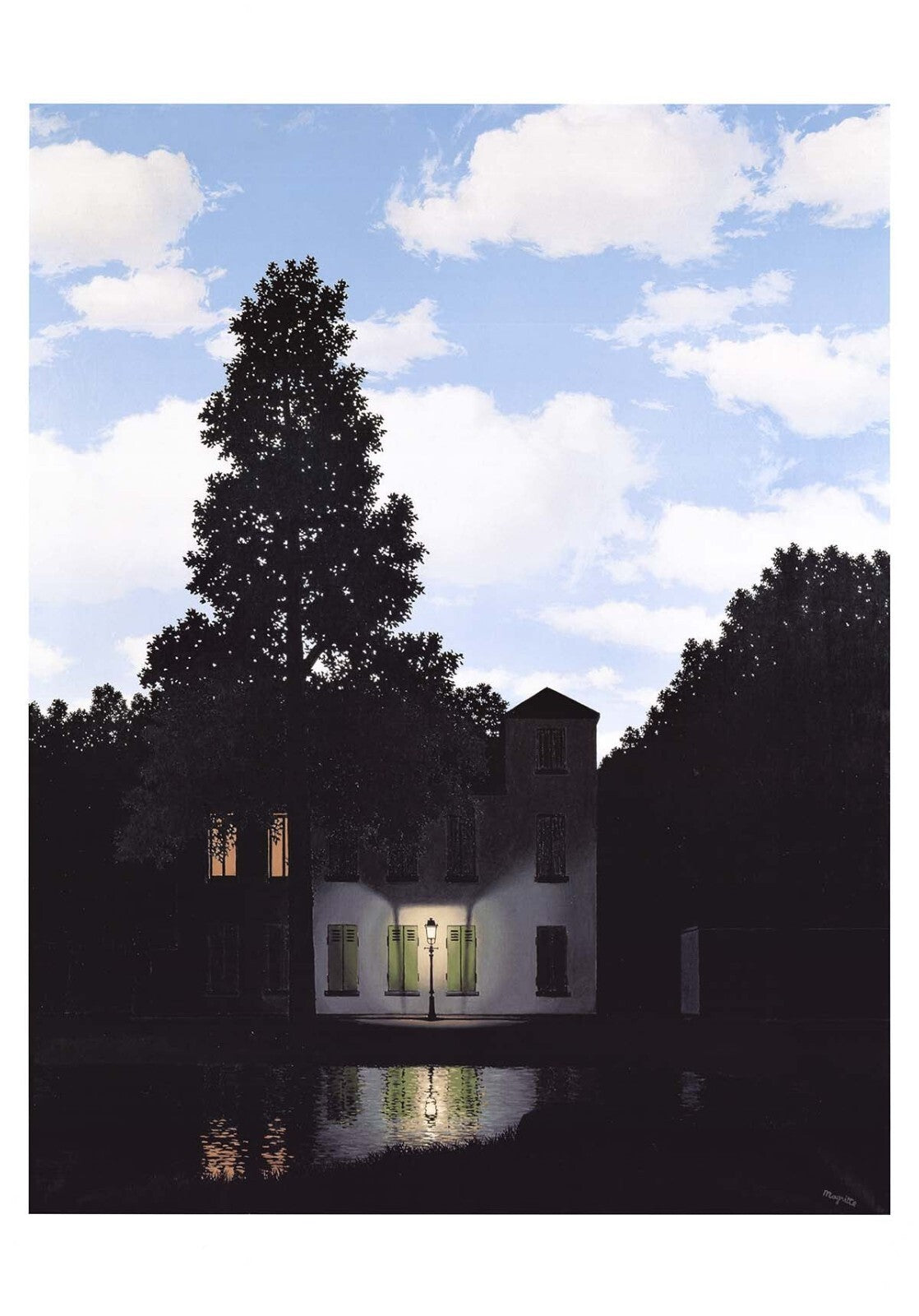 Rene Magritte - L'Empire Des Lumieres - Offset Lithograph