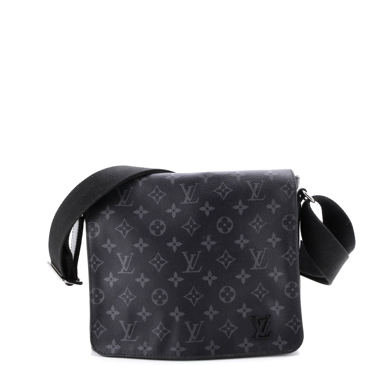 Louis Vuitton District Messenger Bag Monogram Eclipse Canvas Pm