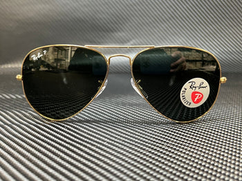 Ray Ban Rb3025 001 58 Gold Aviator 55 Mm Unisex