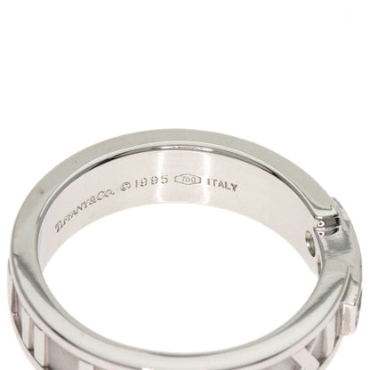 Tiffany&Co. Atlas Aquamarine Diamond Ring K18