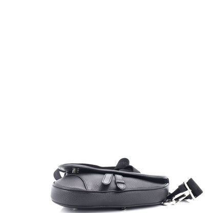 Christian Dior Saddle Crossbody Bag Leather Mini