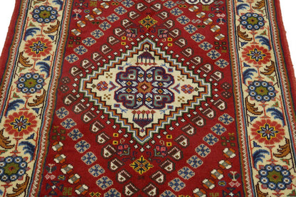 4X5 Ft Handmade Vintage Style Rug Tribal Design