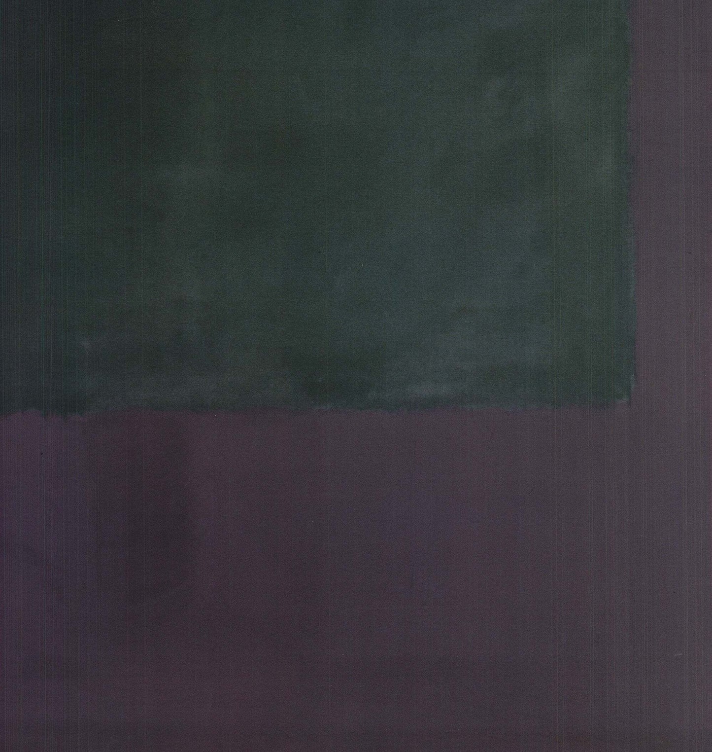 Mark Rothko Green On Purple " Offset Lithograph Abstract
