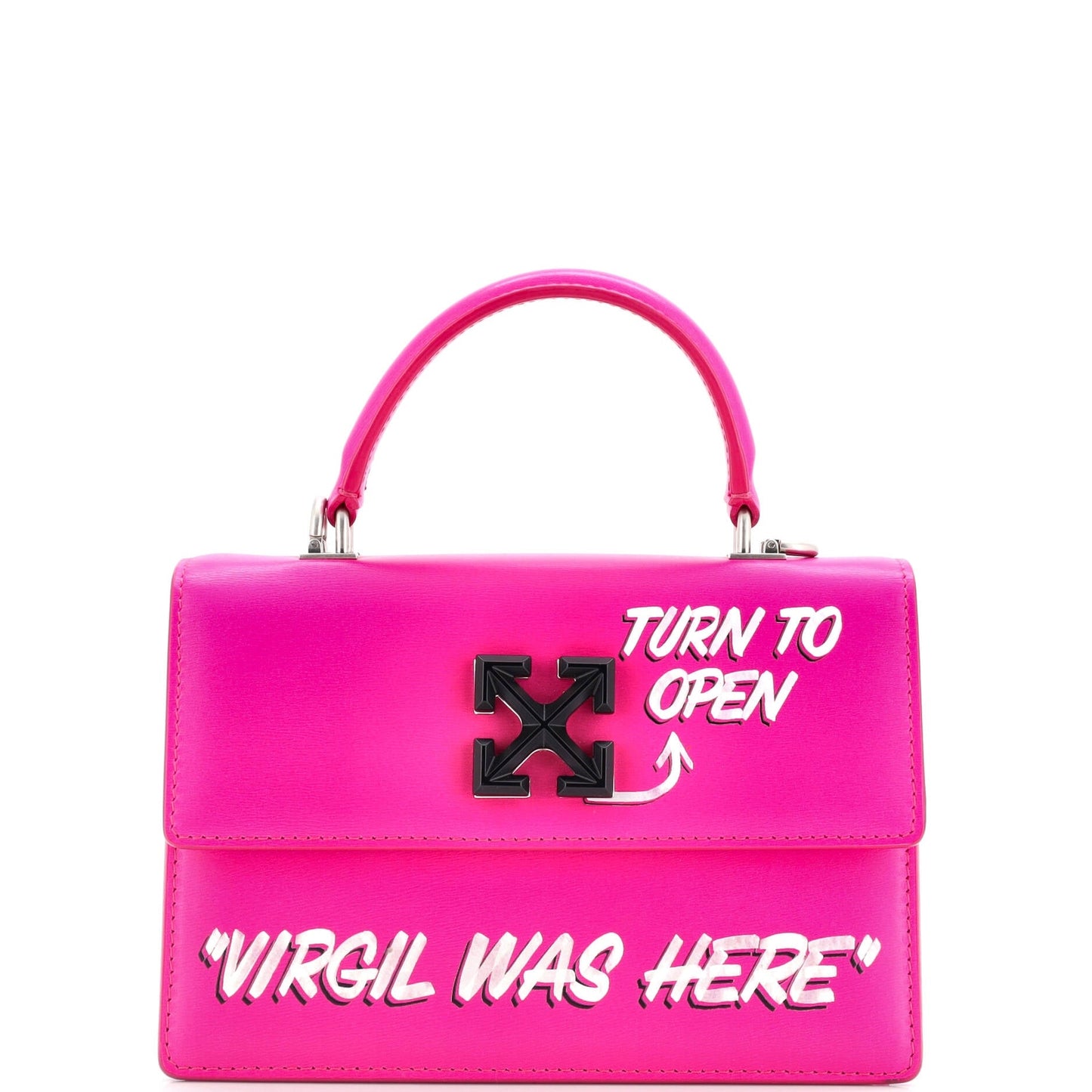 Off White Jitney 1.4 Bag Printed Leather