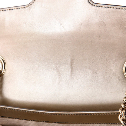 Gucci Emily Chain Flap Bag Guccissima Leather Medium