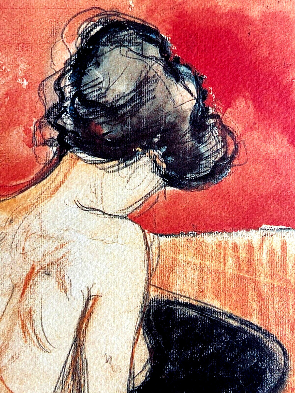 Edvard Munch Museum Lithograph Coa Numbered (Egon Schiele Edgar Degas)