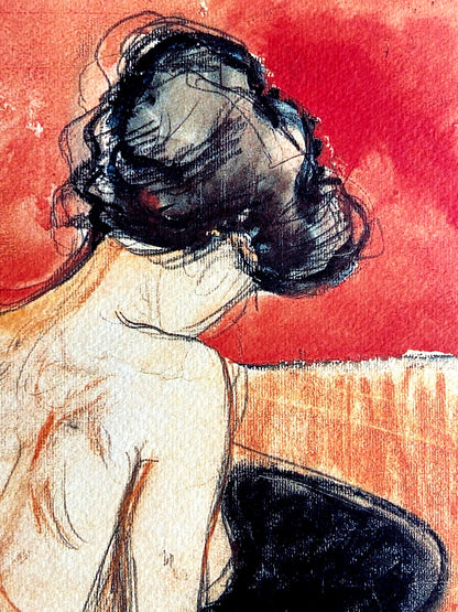 Edvard Munch Museum Lithograph Coa Numbered (Egon Schiele Edgar Degas)
