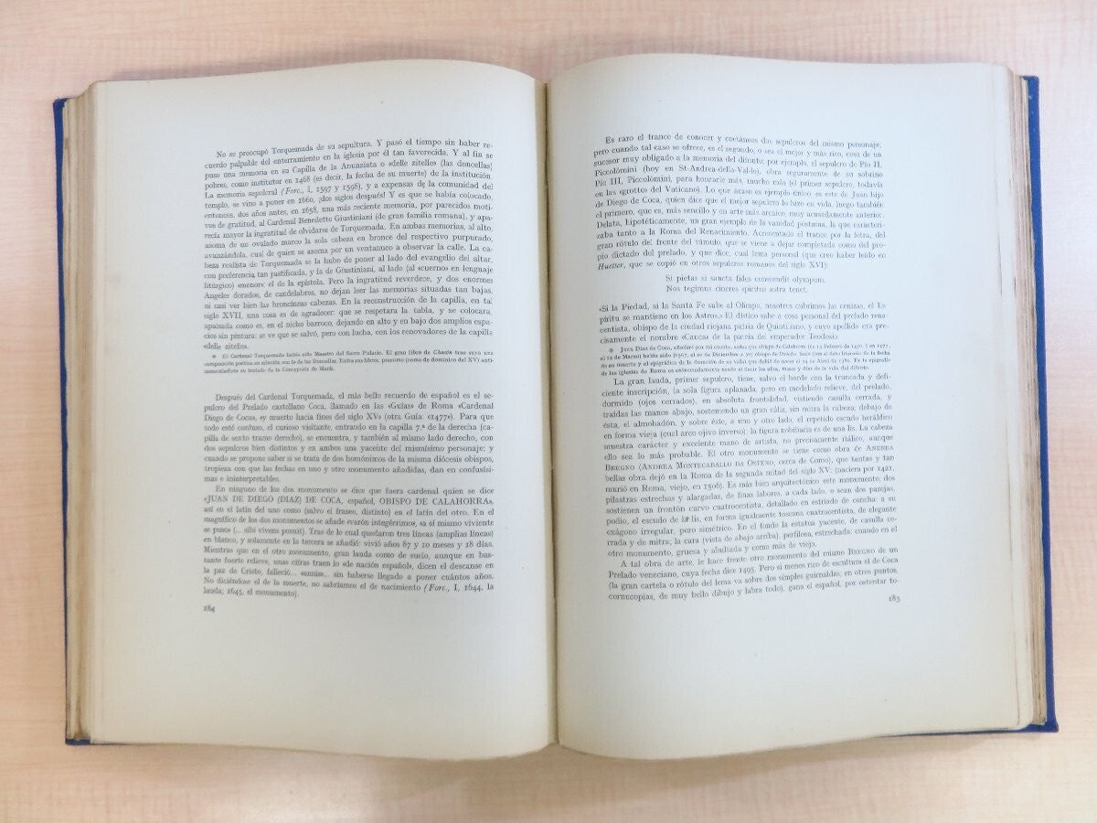 Elias Tormo Y Monzo ?Monumentos De Espanoles En Roma - 1942, Limited Edition