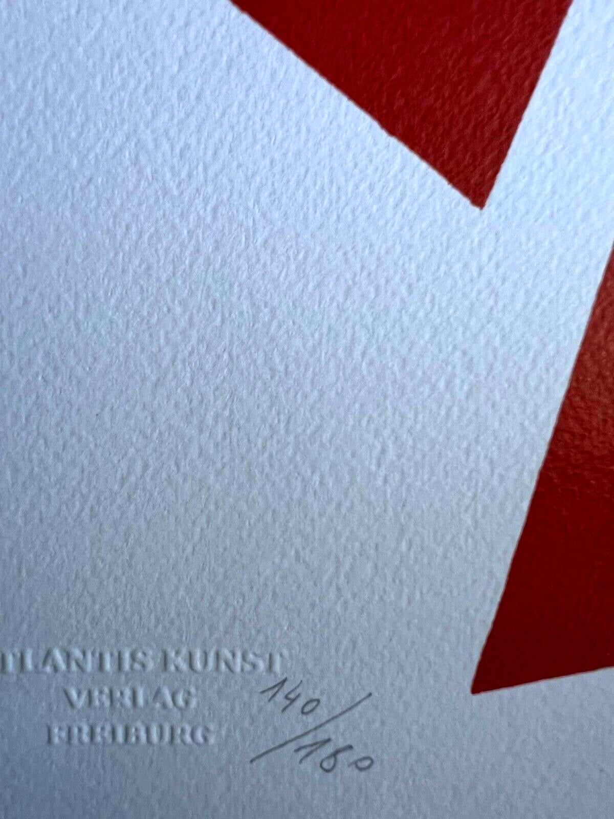 Lucio Fontana Lithograph Coa Signed In Pen