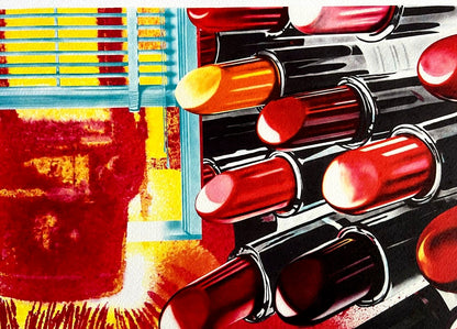 James Rosenquist Lithograph ( Coa Signed In Pen) Numbered In Pencil