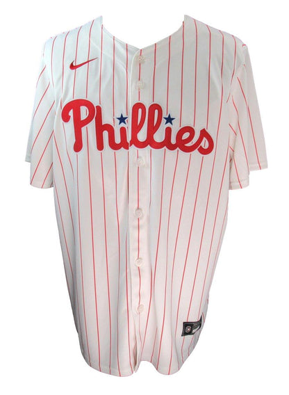 Chase Utley Signed White Nike Baseball Jersey