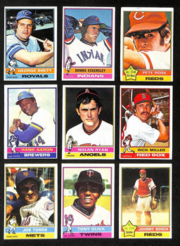 1976 Topps Baseball Complete Set (660) Brett Rc